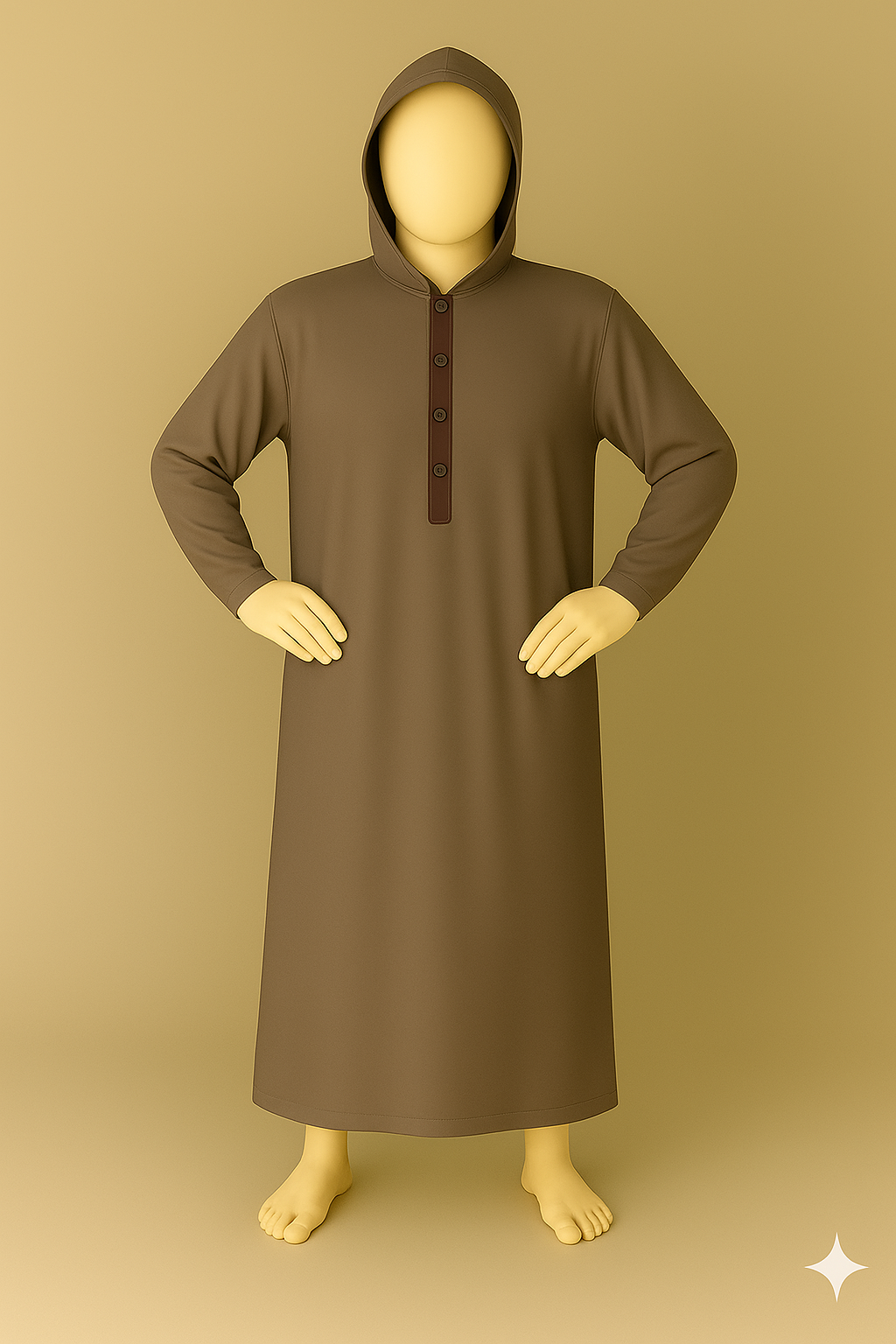 Huddie Thobe ( Shiny Brown ) | Imported TR Fabric